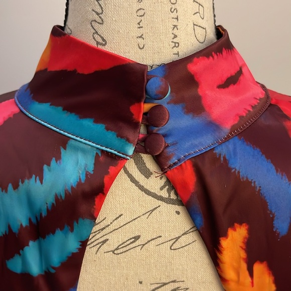 L’ATISTE | Women’s High Neck Cut Out Mini Dress Size Medium M - Picture 8 of 13